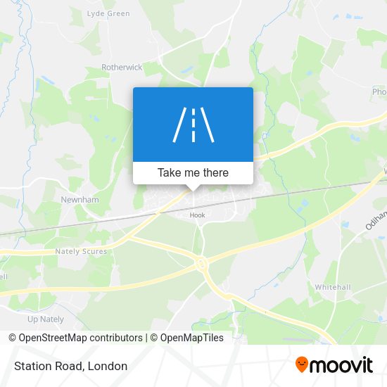 Station Road map