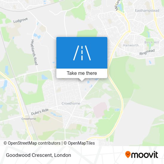 Goodwood Crescent map