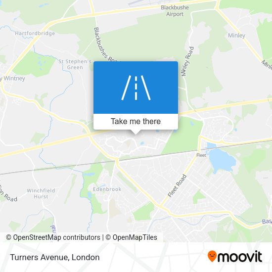 Turners Avenue map