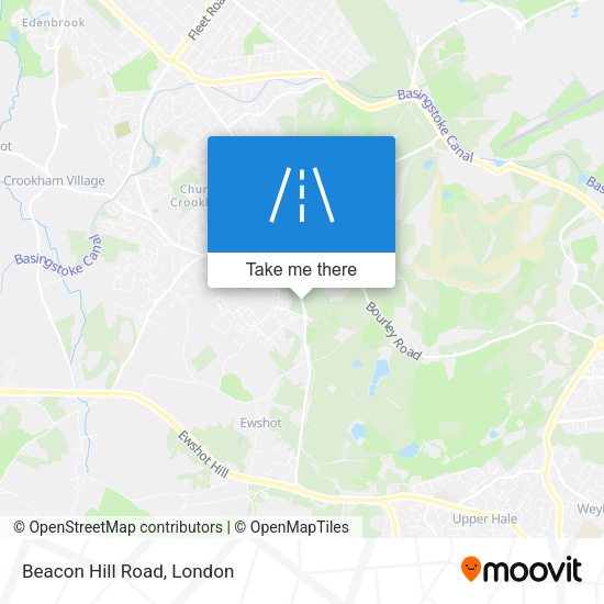 Beacon Hill Road map