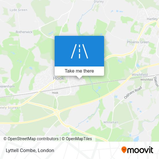 Lyttell Combe map