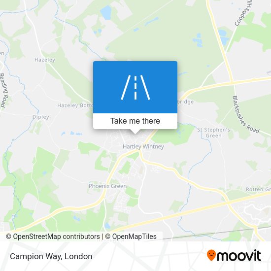 Campion Way map