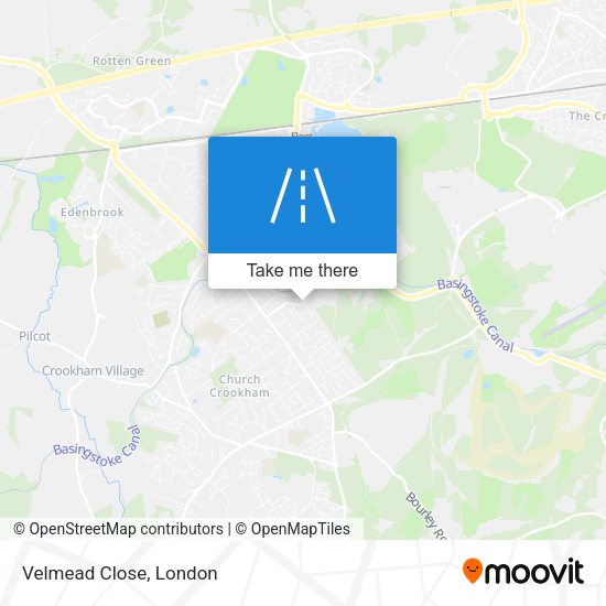 Velmead Close map