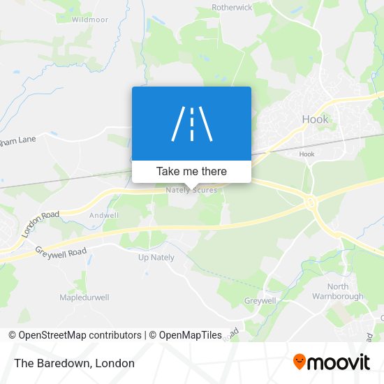 The Baredown map