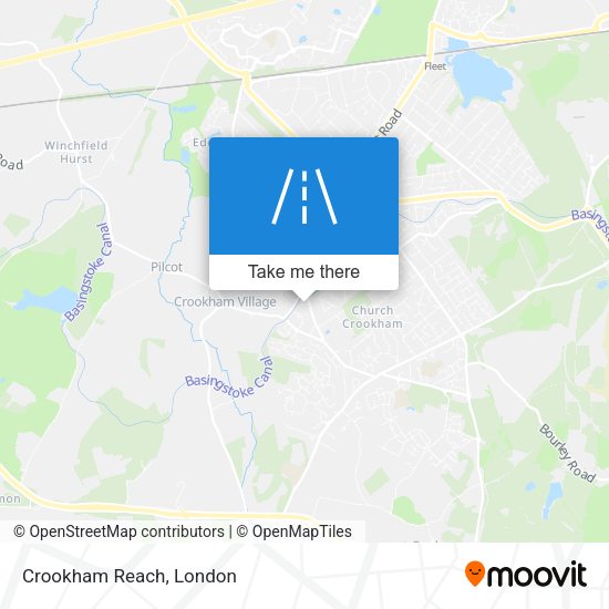 Crookham Reach map