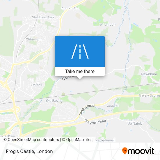 Frog's Castle map