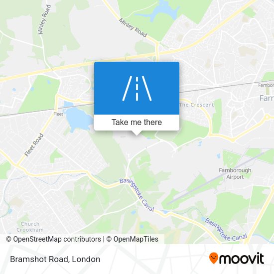 Bramshot Road map