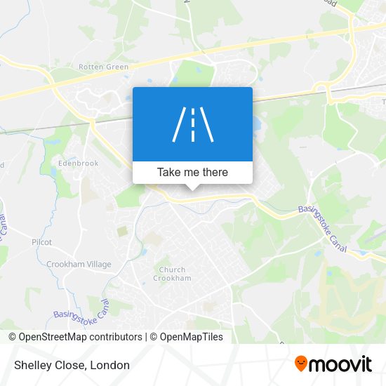Shelley Close map