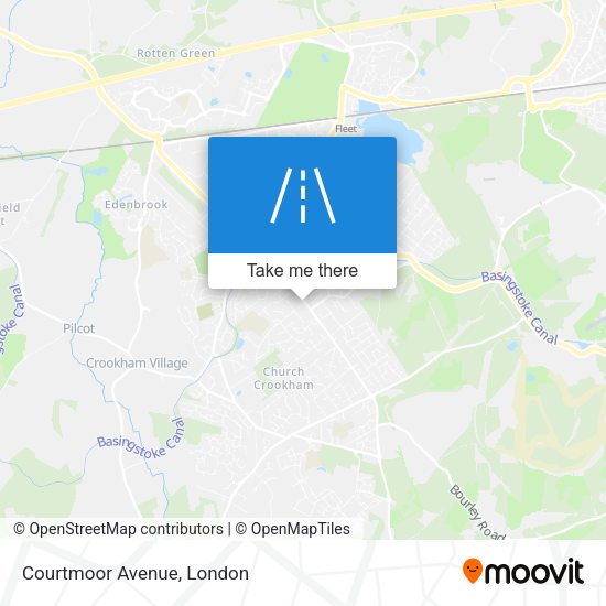 Courtmoor Avenue map
