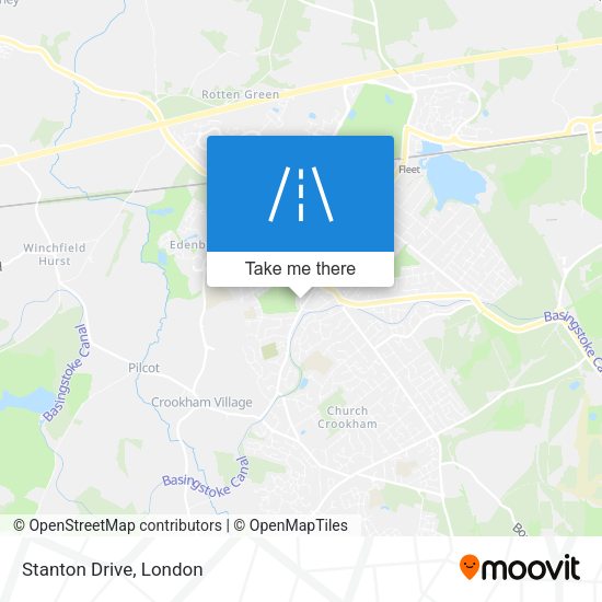 Stanton Drive map