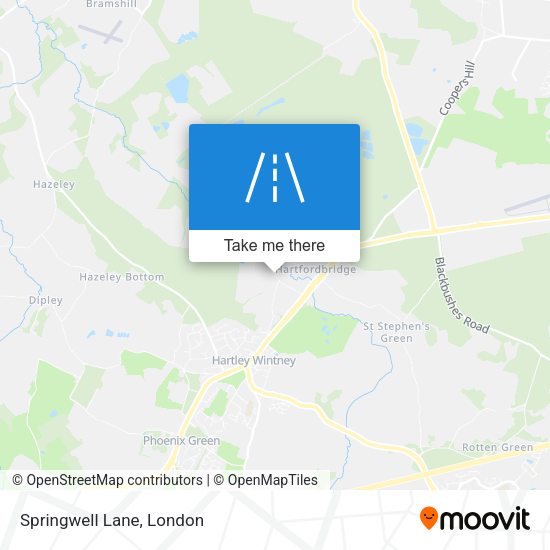 Springwell Lane map