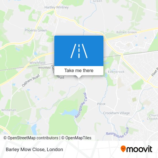 Barley Mow Close map
