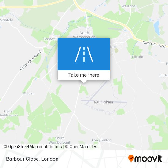 Barbour Close map