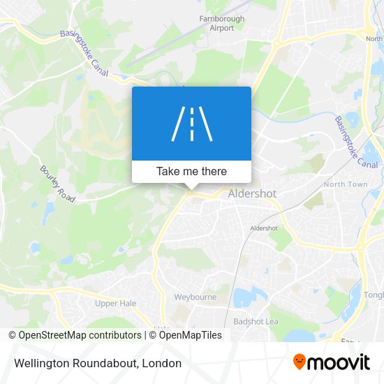 Wellington Roundabout map