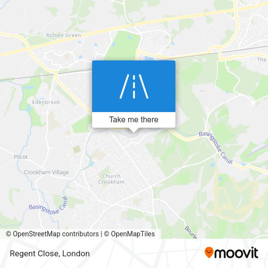Regent Close map