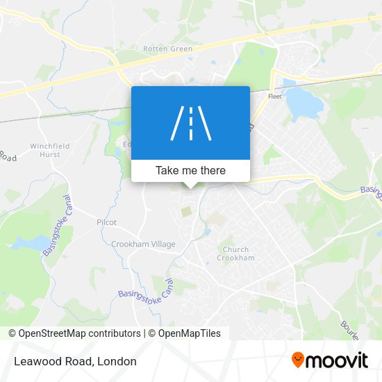 Leawood Road map