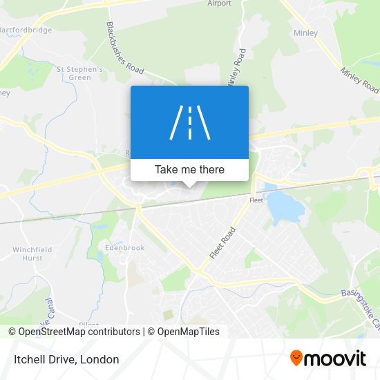 Itchell Drive map
