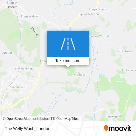 The Welly Wash map