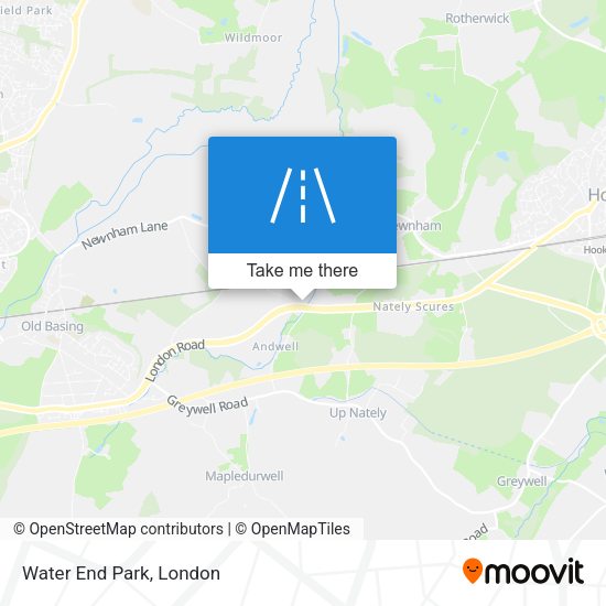 Water End Park map