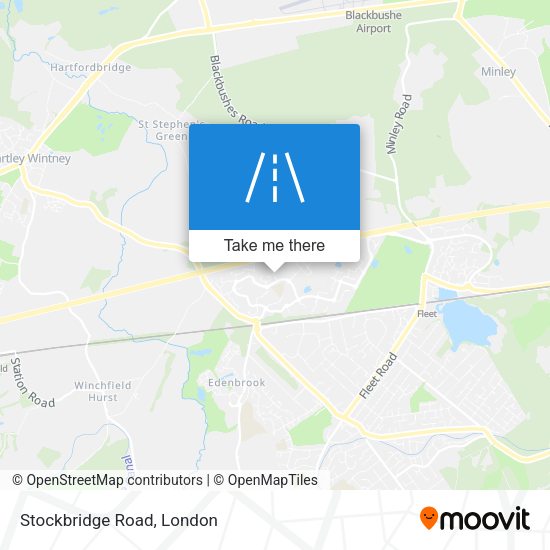 Stockbridge Road map