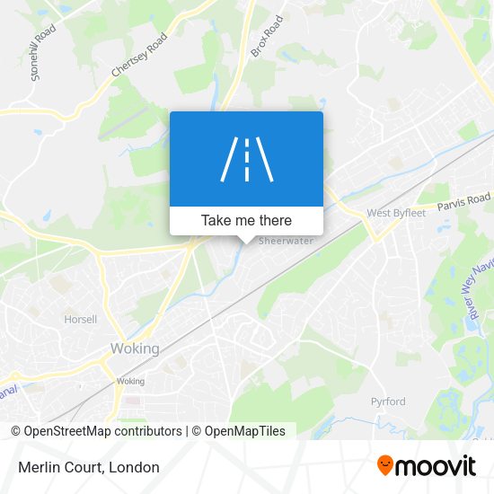 Merlin Court map