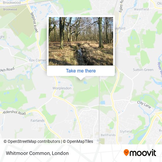 Whitmoor Common map