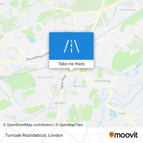 Turnoak Roundabout map