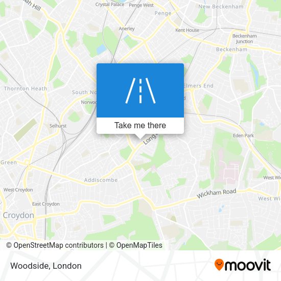 Woodside map