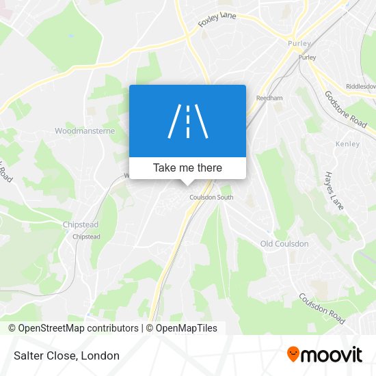 Salter Close map