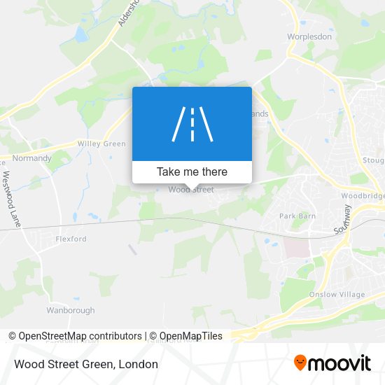 Wood Street Green map