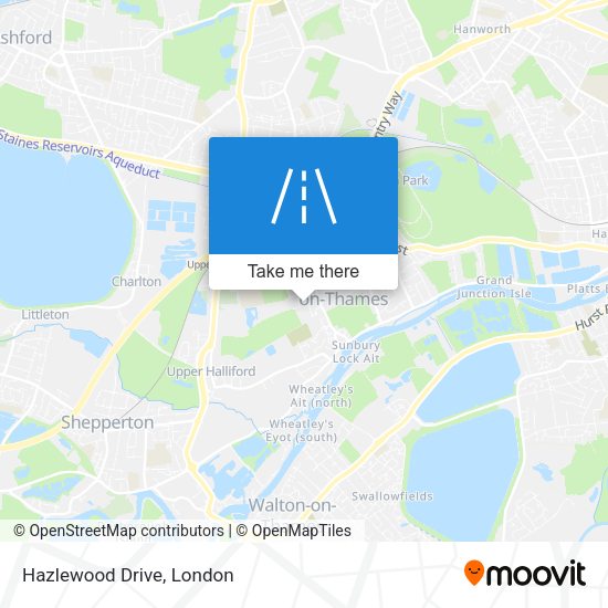 Hazlewood Drive map