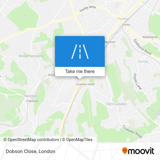 Dobson Close map