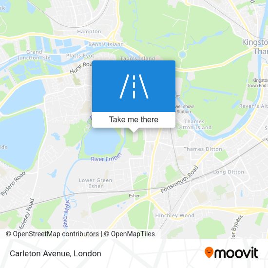 Carleton Avenue map