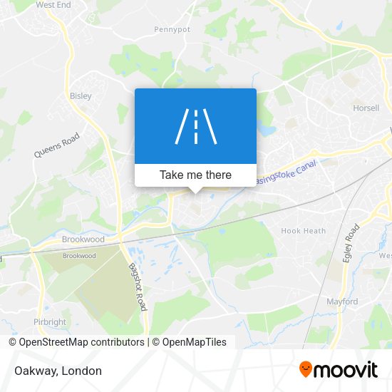 Oakway map