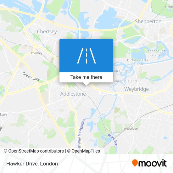 Hawker Drive map