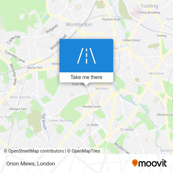Orion Mews map