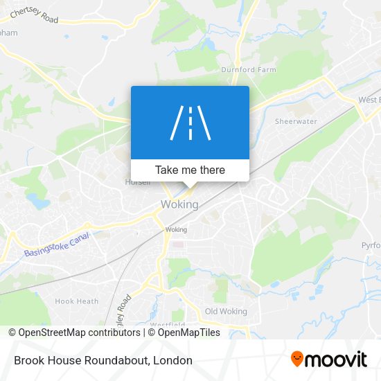 Brook House Roundabout map