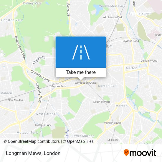 Longman Mews map