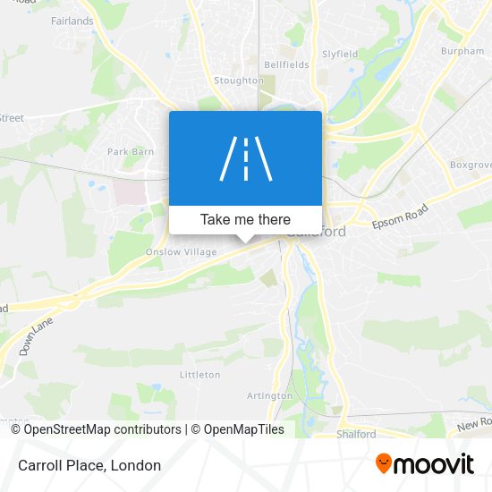 Carroll Place map