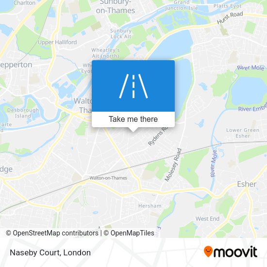Naseby Court map