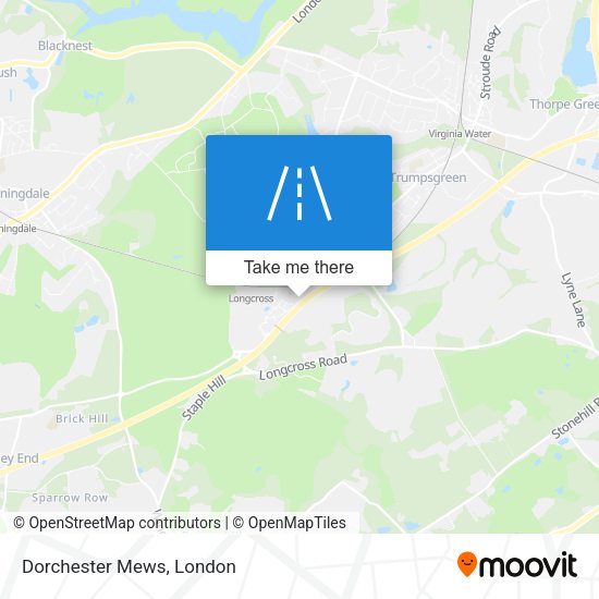 Dorchester Mews map