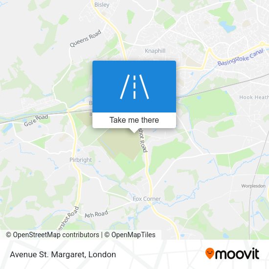 Avenue St. Margaret map
