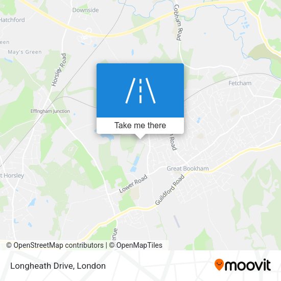 Longheath Drive map