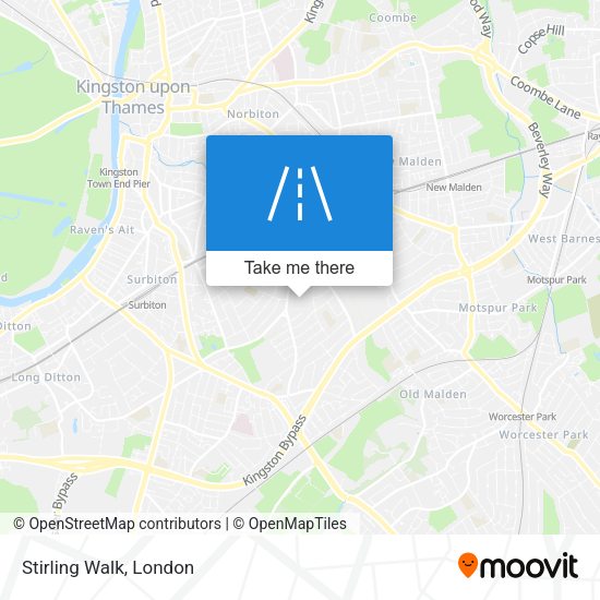Stirling Walk map