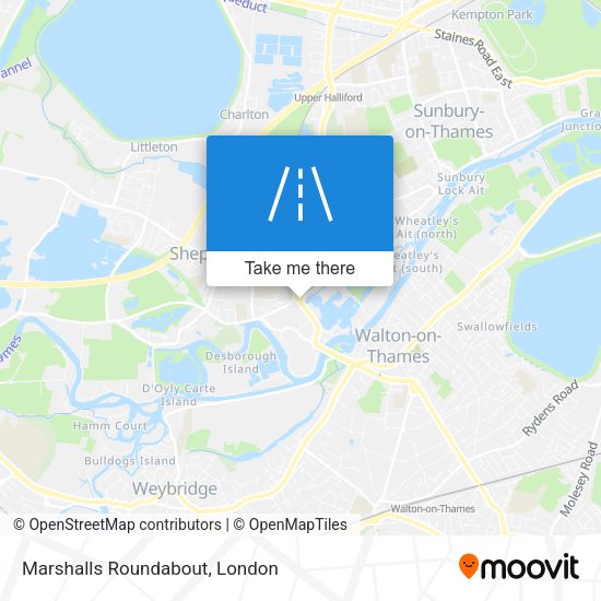Marshalls Roundabout map