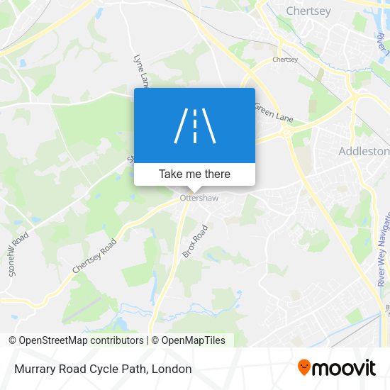 Murrary Road Cycle Path map