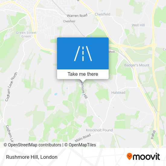 Rushmore Hill map
