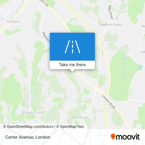 Carter Avenue map