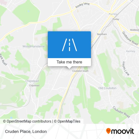 Cruden Place map