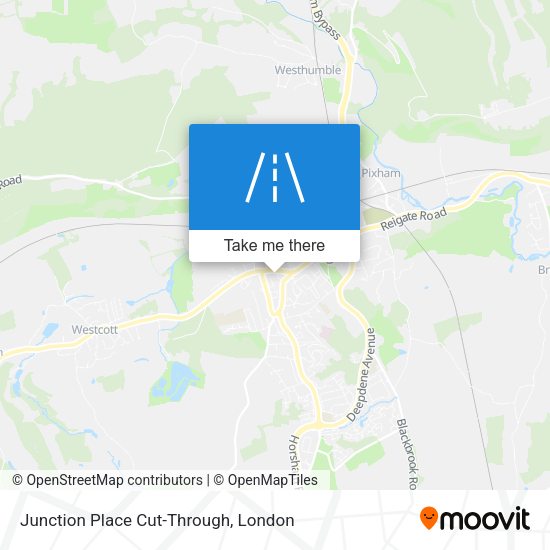 Junction Place Cut-Through map